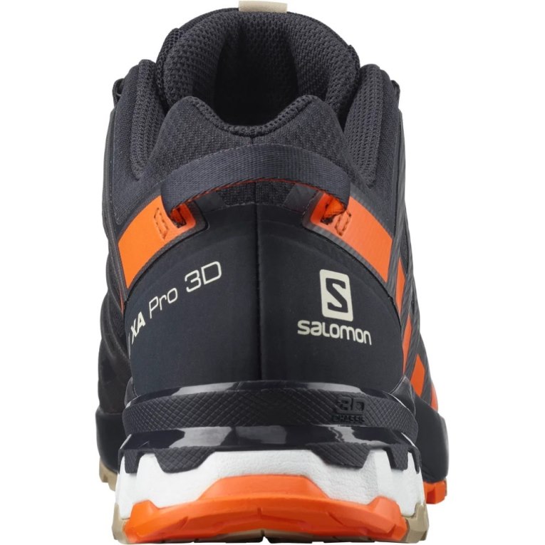 Black / Orange Salomon Xa Pro 3d V8 GTX Men's Trail Running Shoes | IE CW5216